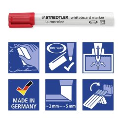Staedtler whiteboard Marker - Lumocolor - skr spids - 2-5mm - grn